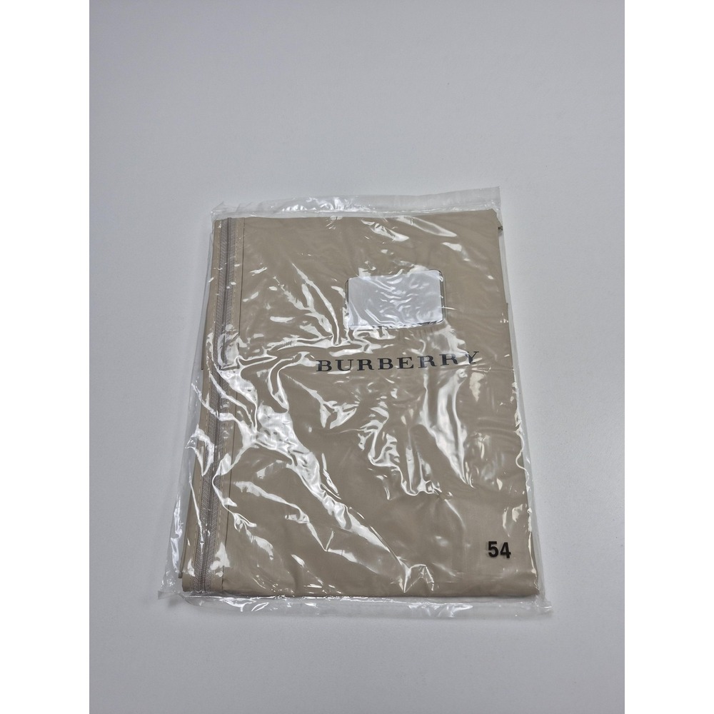 Burberry Beige Garment Bag Size 54 Zipper Suit Cover Travel Storage Luggage
